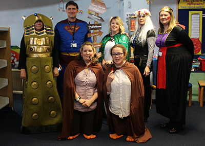 Fantasy Characters in Class on World Book Day